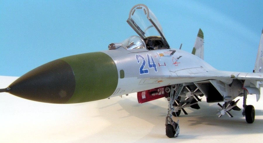 SQ 1/200 Su-27S Flanker-B 精密塗装 限定品 388 Su-27 Flanker B B388, Paris le Bourget, 1989
